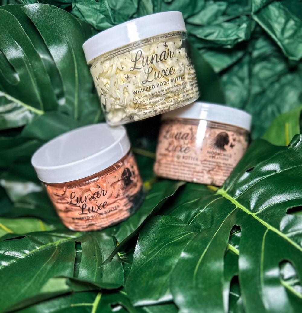 Luna Luxe Body Butter in Unscented, Radiate and Luminous 